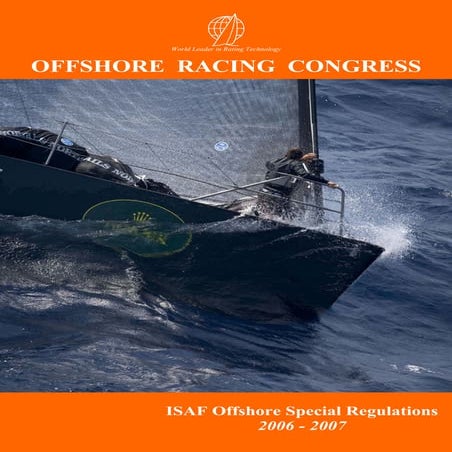 Offshore Special Regulations 2006   2007