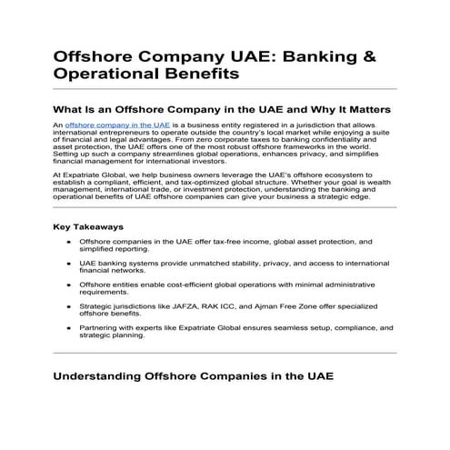 Offshore Company UAE_ Banking & Operational Benefits.docx