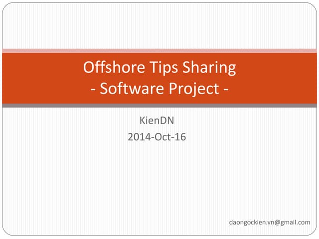 Offshore tips sharing_2.0
