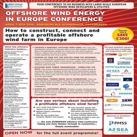Offshore Wind Energy In Europe Conference