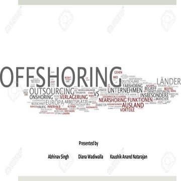 Offshoring 