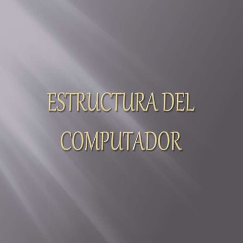 Introduccion a la computacion