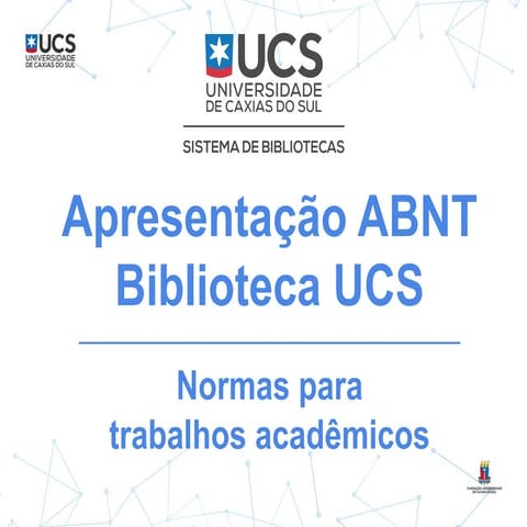 GUIA da ABNT em ppt para trabalho cientificos | PPT