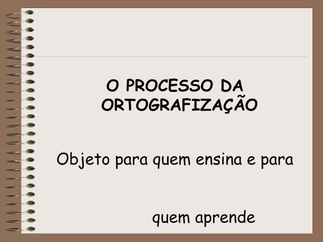 Oficina de ortografia 9 ano