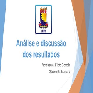 Oficina de texto II - Seminário dis...