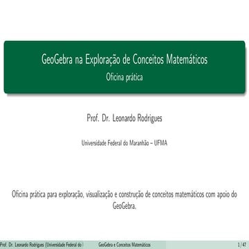 Aula geogebra | PPTX