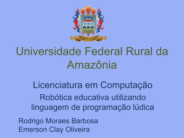 oficina de robótica educativa plano de curso