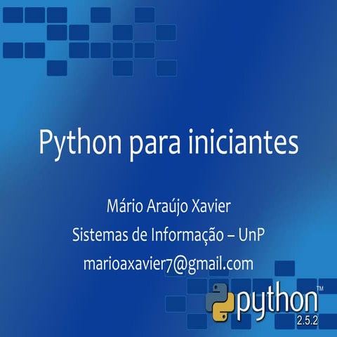 Oficina de Python para iniciantes
