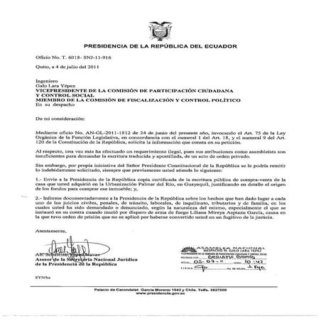 Oficio presi resp | PDF