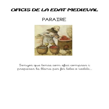 Oficis medievals