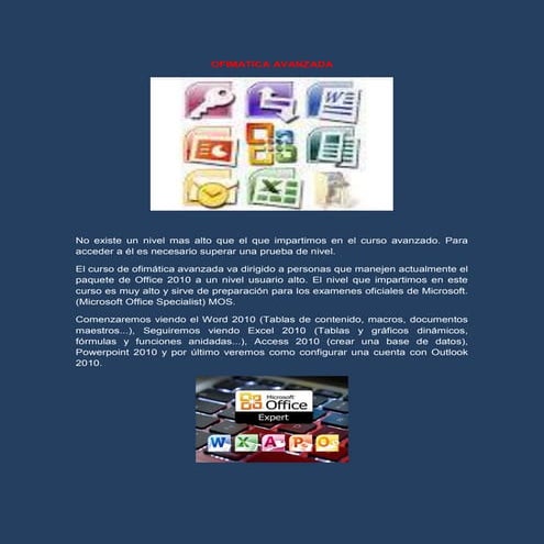 Ofimatica avanzada