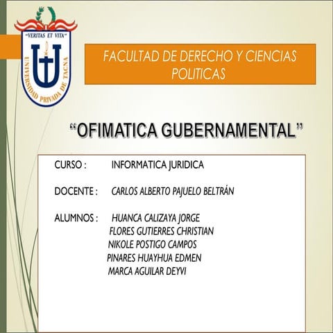 Ofimatica gubernamenta expo