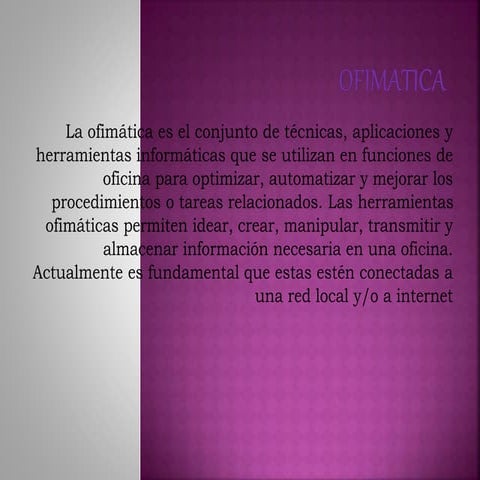 Ofimatica nela 11° final