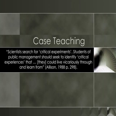 O Flynn Case Teaching