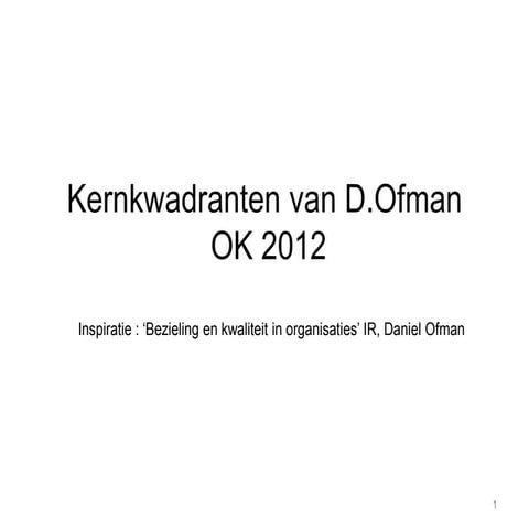 Ofman training OK 2012 | PPTX