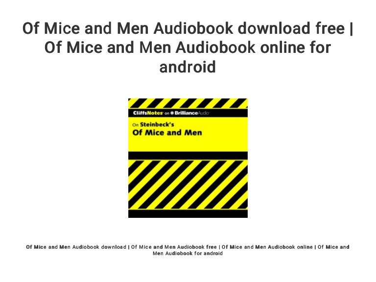 Of Mice and Men Audiobook download free Of Mice and Men