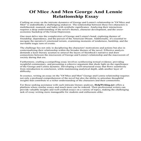 Of Mice And Men George And Lennie Relationship Essay.pdf