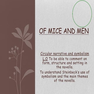 Of mice and men revision