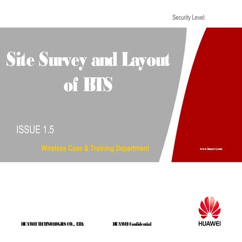 Og 102 site survey and layout of bts issue1.5
