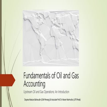 Fundamentals of Oil and Gas Accounting by Dayana Mastura