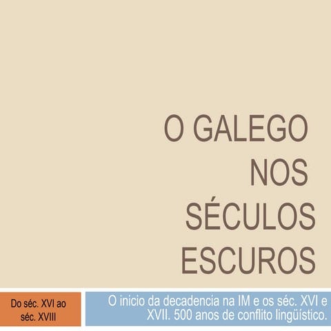 O galego nos SSEE