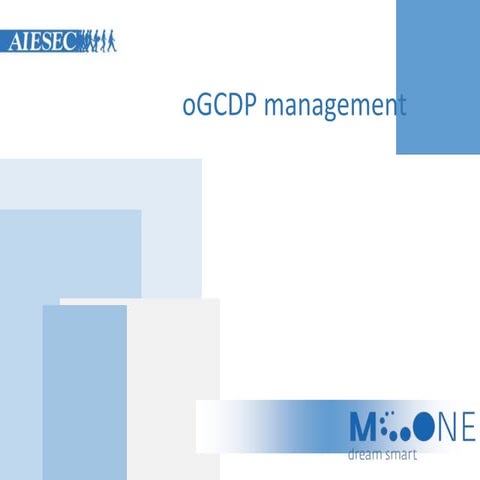 OGCDP Management