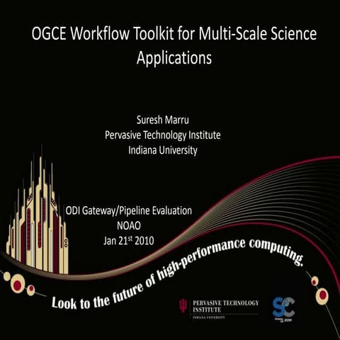 Ogce Workflow Suite
