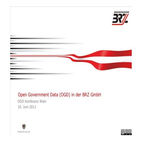 Open Government Data (OGD) in der BRZ GmbH, Carl-Markus Piswanger