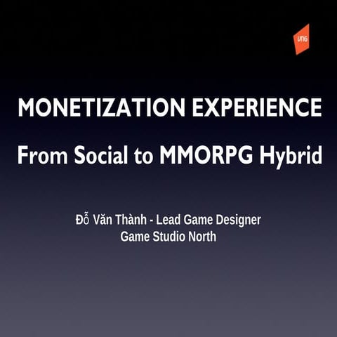Ogdc 2013 monetization experience