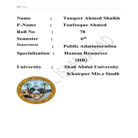 Oil & Gass Development company limited Internship Report 2015