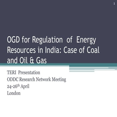 ODDC Context - Open government data for regulation of energy resource industr...