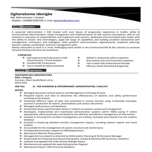 Oghenekome Idenigbe,