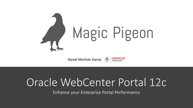 NLOUG 2017- Oracle WebCenter Portal 12c Performance