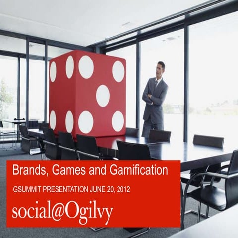 Brands, Games and Gamification