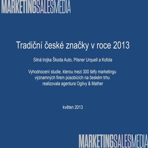 Tradiční české značky