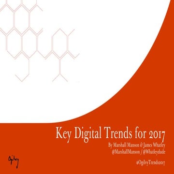 Key Digital Trends for 2017