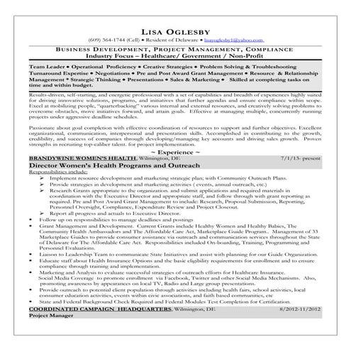 Annette larkin resume | DOC