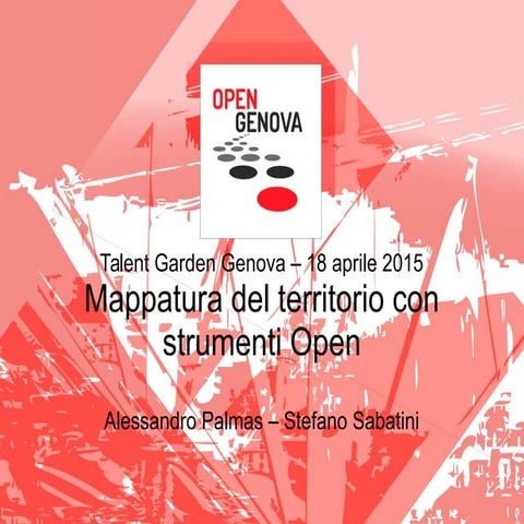 Open Genova - Corso Mappatura: inserire e modificare dati su OpenStreetMap