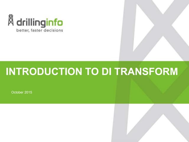 Introduction to DI LandTrac