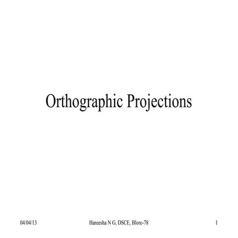 Orthographic Projections- Unit- 4  .pptx