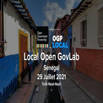 OGP Local - Présentation de M. Tarik Nesh-Nash - Lancement Local Open ...