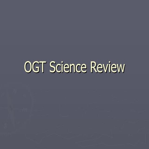 Ogt review science