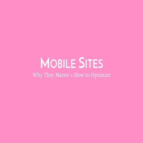 Google Mobile Sites | We Got Certified so You Don't Have To