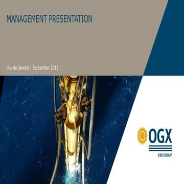 OGX Management Presentation | PDF