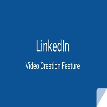 Shop talk LinkedIn Video Creation