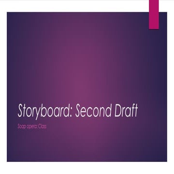 Storyboard: Decond Draft