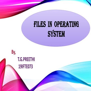 Files in Operating system 