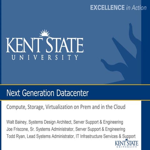 OHECC 2014 KSU Cloud Integrated Datacenter