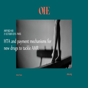 OHE presents at G20 AMR-R&D meeting in Paris - Adrian Towse