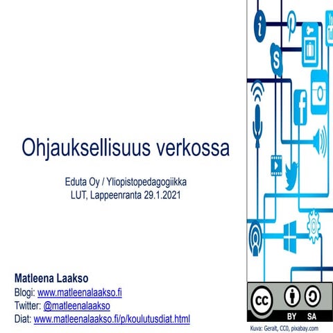 Ohjauksellisuus verkossa 29.1.21 